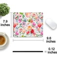 thumbnail image 4 of Cute Watercolor Floral Mouse Pad Flowers Decorative Boho Gaming Mousepad Non Slip Rubber Square Small Mouse Pads for Wireless Mouse Computer Laptop Mouse Mat Women Girls Office Desk Decor Accessories, 4 of 6