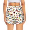 thumbnail image 2 of Lsque Butterfly Flowers Printed Women's Running Shorts with Liner Pockets,Elastic Quick Dry Workout Athletic Gym Yoga Shorts,Womens High Waist Shorts-XX-Large, 2 of 9