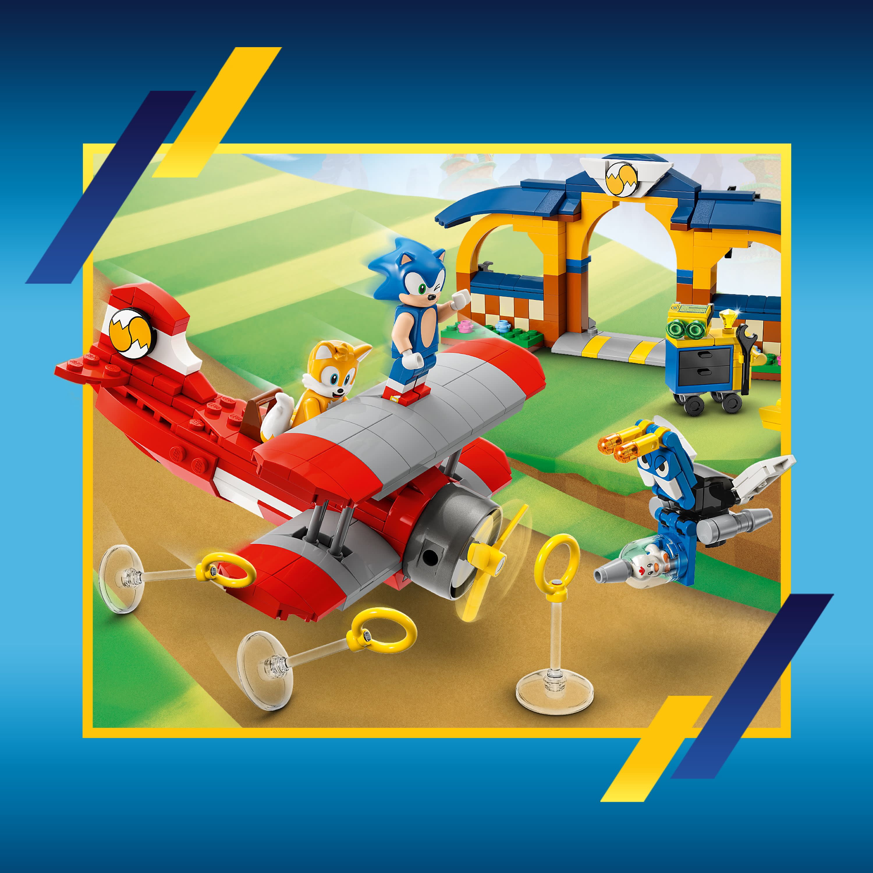 LEGO 76991 A Oficina de Tails e o Avião Tornado