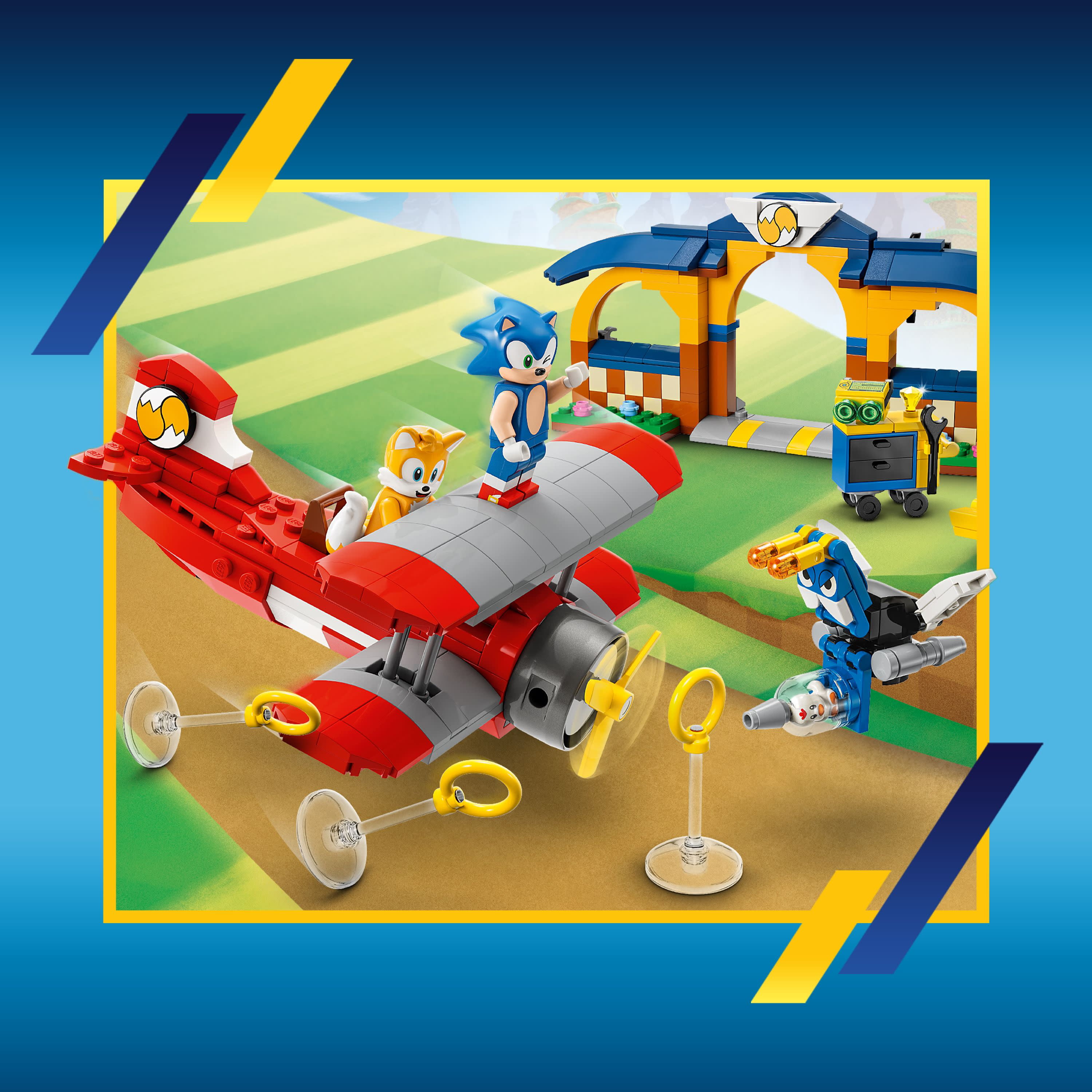 Lego Sonic THE Hedgehog Oficina do Tails e Aviao Tornado 76991