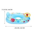 thumbnail image 2 of DEBGFS Baby Swimming Ring Summer Pool Float Yacht Shaped Baby Inflatable Pool Toy, 2 of 6