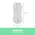 thumbnail image 3 of SwaddleMe by Ingenuity Velboa Pod - Newborn, 0-2 Months, Clouds & Stars, 2-Pack, 3 of 7