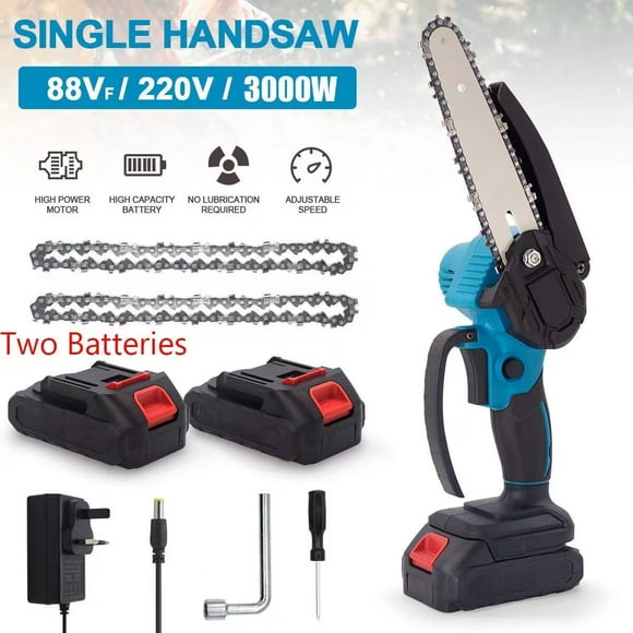Mini Cordless Chainsaw Electric One-Hand Saw Wood Cutter