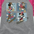 thumbnail image 3 of Disney Standard - Mickey And Donald Alpine Grid - Toddler & Youth Girls Fleece Dress, 3 of 4