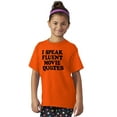 thumbnail image 3 of Speak Fluent Movie Quotes Classic Crewneck T Shirts Boy Girl Teen Brisco Brands XS, 3 of 6