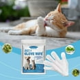 thumbnail image 6 of 1Box 3PC Cleaning & Deodorizing Bathing Wipes for Pet, Extra Thick Pet Bathing Wipes For Dogs Cats Cleaning Deodorizing Grooming Gloves, Nourish Glove Wipes for Daily Care And Traveling Rinse Free, 6 of 7