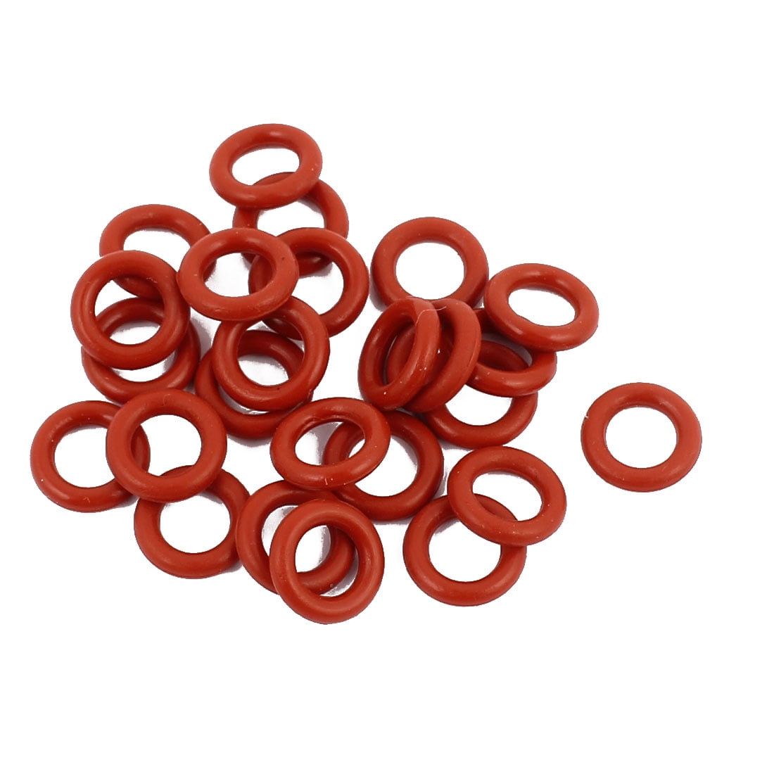25pcs 9mmx1.9mm Heat Resistant Silicone O Ring Oil Sealing Ring Gasket