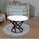 thumbnail image 5 of Mesa Auxiliar Redonda para Casa de Muñecas Escala 1/12, con Tapa de Madera, 6,35 X 4,57 Cm (2,5 X 1,8 Pulgadas), Resistente Y Ligera, Ideal para Decor Negro, 5 of 7