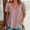 Dark Red, variant on Womens Summer Scallop Trim V Neck Eyelet T-Shirt Short Sleeve Top Dressy Casual Tunic Blouses, 2XL