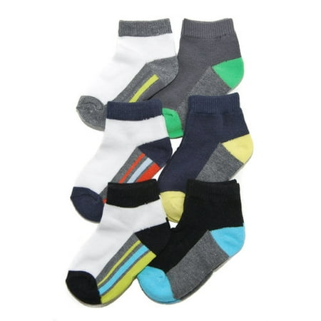 Child of Mind Boys' Crew Socks, 6-Pack