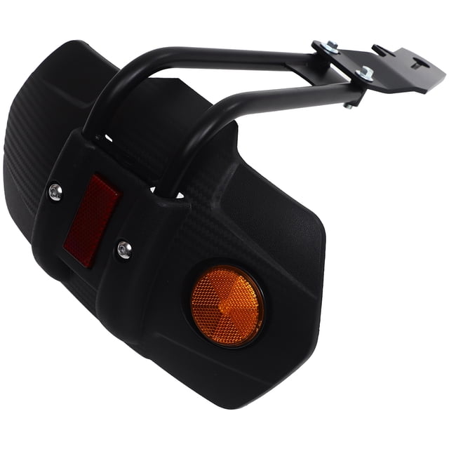 Garde-boue Universel pour Moto Fer Noir 1 Ensemble