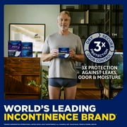 TENA Men Incontinence Guards for Men, Mens Pads, Bladder Control, Maximum Absorbency, 48 Count