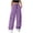 Purple, variant on Lmueinov Women's 90s Retro Parachute Cargo Pants Elastic Waist D string Multi Pockets Baggy Wide Leg Streetwear Casual Hiking Jogger Pants, S-XXL