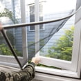 thumbnail image 4 of NeatiEase Adjustable DIY Magnetic Window Screen Max 55" H x 36" W(140cm x 92cm) Fits Any Size Smaller DIY Easy Installation (White), 4 of 7