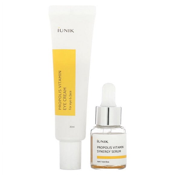 iUNIK, Propolis Vitamin Eye Cream Set, 2 Piece Set