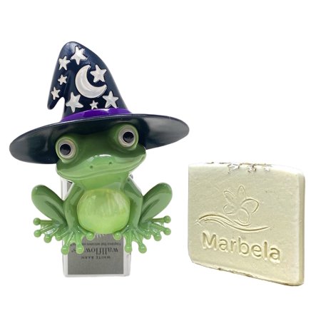 Bath & Body Works Witchy Frog Nightlight Wallflowers Fragrance Plug with a Natural Oats Sample Soap