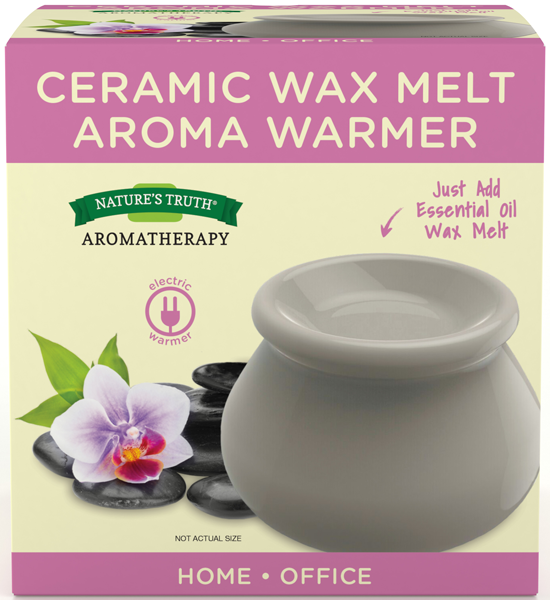 Nature's Truth Aromatherapy Ceramic Wax Melt Aroma Warmer