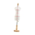 thumbnail image 1 of relayinert Mini Robe Formulaire Robe de Poupée Présentoir Dressmaker Hauteur 26 cm Support de Mannequin Réglable 33 cm avec Ligne, 1 of 6