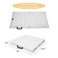Utility Table Storage Options HooKung Foldable Utility Table, Portable for Outdoor Events, Easy ...