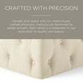 thumbnail image 5 of Maven Lane Henry Traditional Ottoman in Taupe Fabric Upholstery, 5 of 7
