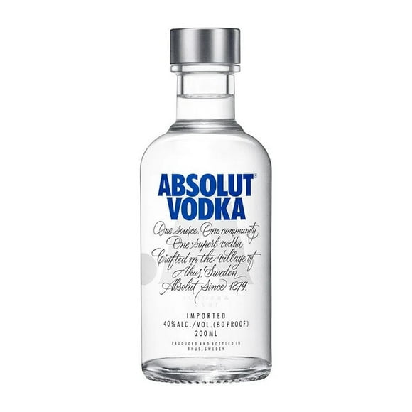 Vodka Absolut Azul 200 ml Absolut Azul