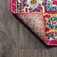 thumbnail image 6 of JONATHAN Y MODERN PERSIAN 3 x 5 Area Rug, Brooklyn Geometric Medallion - Red/Pink, MDP207C-3, 6 of 9
