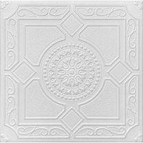 Magic White Decorative Ceiling Tiles – 20" X 20" Glue-Up Foam Tiles By Antique Ceilings – Easy DIY Upgrade
