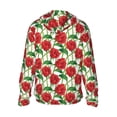 thumbnail image 4 of Xecao Rose Flowers for Sun Shirt-A lightweight, hoodie-style long-sleeve UV protection garment designed for other outdoor activities., 4 of 9