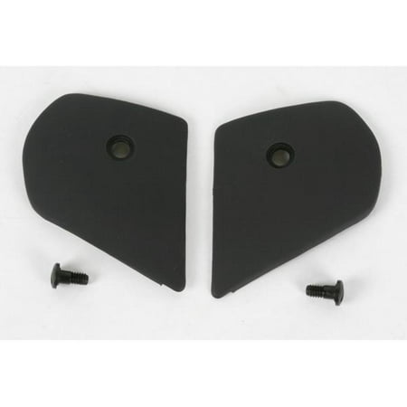 AFX 0133-0133 Helmet Side Covers with Screws for FX-10Y - Flat Black - (Best Helmets For Side By Sides)
