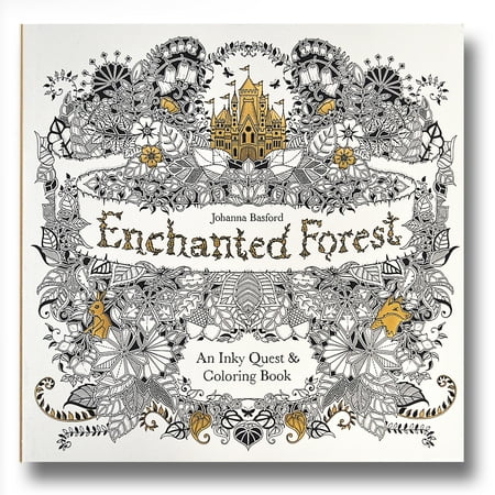 Johanna Basfords Enchanted Forest An Inky Quest And Coloring Book