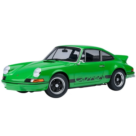 Porsche 911 Carrera 2.7 RS Viper Green with Black Stripes and Wheels 1/18 Model Car by Autoart