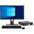 thumbnail image 1 of Restored Windows 11 Pro Desktop Computer Dell 5060 Mini | Intel Hexa Core i7-8700T CPU | 16GB RAM | 512GB SSD | 24" LCD | Home or Office PC (Refurbished), 1 of 5