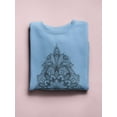 thumbnail image 3 of Lotus Flower Ethnic Art. Sweatshirt Women -Image by Shutterstock, Female XX-Large, 3 of 4