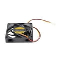 thumbnail image 4 of 70x70mm 12V 3-Pin PC Computer Case CPU DC Brushless Cooler Cooling Fan Black, 4 of 9