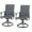 2-Piece Swivel Chairs, variant on SOLAURA Patio Swivel Rocker Dining Chairs Set of 2, Outdoor Textilene Chairs for Porch, Garden, Backyard, Deck, and Lawn, Blue