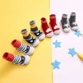 thumbnail image 4 of Toddler Girl Shoes Size 24 For 2 Years-2.5 Years S Anti Fuzzy Slipper Floor Breathable Thick Boys Indoor Outdoor Winter Warm Socks Toddler Sneakers Red, 4 of 4