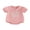 Peach Pink, variant on BemeyourBBs Newborn Baby Girls Summer Christening Clothes Infant Baby Girl God is Good All the Time Outfit Bubble Rompers Letter Flower Embroidery Doll Collar Short Sleeve Bodysuits Jumpsuits