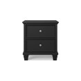 thumbnail image 6 of Signature Design by Ashley Lanolee Classic 2 Drawer Nightstand for Bedroom, Black, 6 of 8