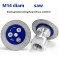 thumbnail image 2 of Diamond Saw Blades, Tile Grinder Mini Cutting Disc for Marble Granite Stone Concrete Masonry on Angle Grinder, 2 of 7