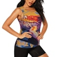 thumbnail image 2 of Fotbe Colorful Gecko Jungle Art Blusas Sin Mangas para Mujer – Estilo Casual, Corte Suelto, Slim-Fit, Cuello Redondo Deportivo, Tops de Verano para Gimnasio y Yoga-Large, 2 of 7