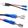 thumbnail image 4 of HUIQIAODS H1 H3 Male Headlight Fog Light Bulb Extension Socket Wire Harness Connector Holder Light Bulb Conversion 2 PCS, 4 of 4
