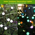 thumbnail image 4 of El jardín con energía solar al aire libre enciende la lámpara de paisaje impermeable IP65 para exteriores shamjiam luces del camino del césped, 4 of 8