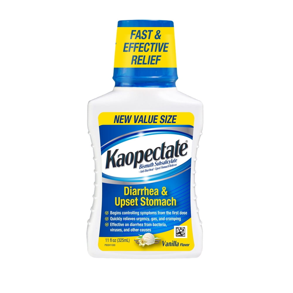 Kaopectate Multi-Symptom Relief for Diarrhea Upset Stomach in Vanilla, 11 fl oz (Pack of 1)
