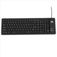 thumbnail image 4 of 5X 103Keys Silicon Keyboard Russian Layout USB Interface Keyboard Flexible Foldable Wired Keyboard for PC Desktop Laptop,5 x Mini Silicone Keyboard,black, 4 of 8