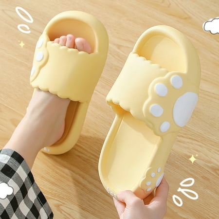 

Binmer Soft Bottom Thick Bottom Outer Wear Couple Indoor Home Household Slippers