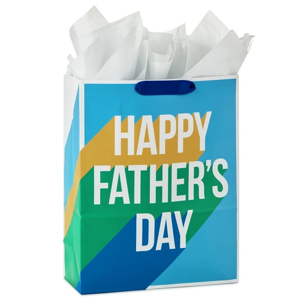 Download Hallmark Extra Large Father S Day Gift Bag With Tissue Paper Happy Fathers Day Walmart Com Walmart Com