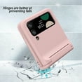 thumbnail image 2 of for Samsung Galaxy Z Flip 4 Frosted Case Cover, Heavy Duty Card Slot Slim Hard Rugged Hinge Covered Case Hinge Protective Full Coverage Case Armor for Samsung Galaxy Z Flip 4 5G, Pink, 2 of 7