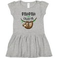 thumbnail image 3 of Inktastic Pawpaw Loves Me Cute Sloth and Baby Girls Toddler Dress, 3 of 5