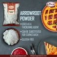 thumbnail image 5 of Aiva Arrowroot Powder (Flour) 7 OZ | Arrowroot Starch | Arrowroot Powder for Soups, Sauces & Desserts, 5 of 5