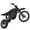 Black, variant on ESKUTE Novamini Electric Dirt Bike for Teens & Adults, 3500W Peak Mid-Drive Motor, 38 MPH Off-Road E-Bike, 48V 23Ah Battery, 14"/12" Wheels, Hydraulic Dual Shock Suspension Red, UL2849